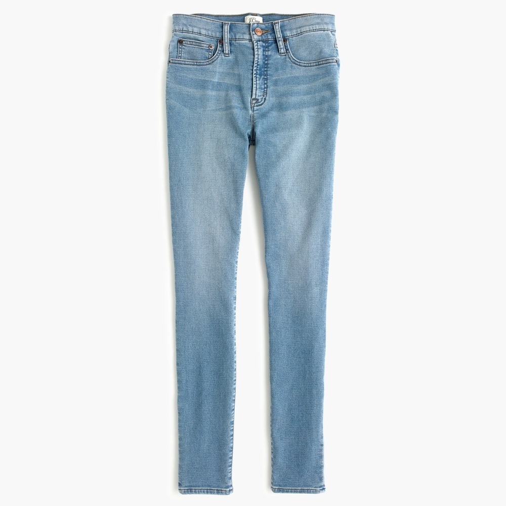 J crew 9” hi rise knit toothpick jean